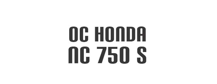 Napis OC Honda